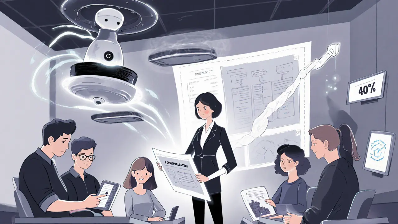 Методист настраивает ИИ для персонализированного обучения, снижая отток студентов.