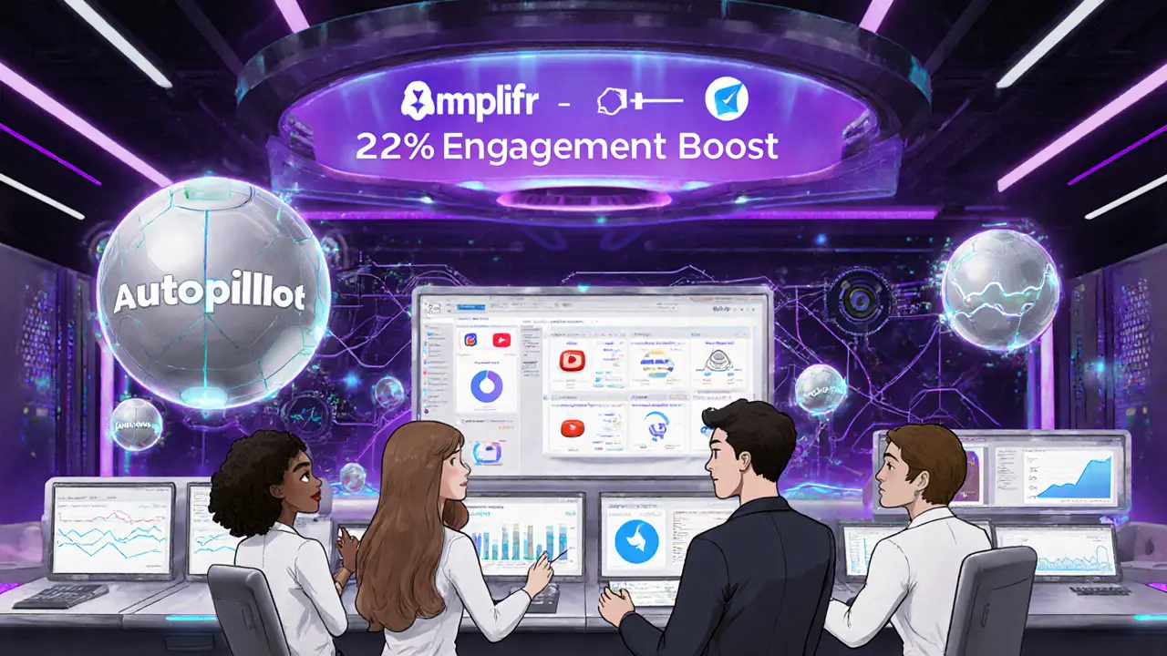 Команда образовательного агентства управляет контентом через AI-автопилот Amplifr.