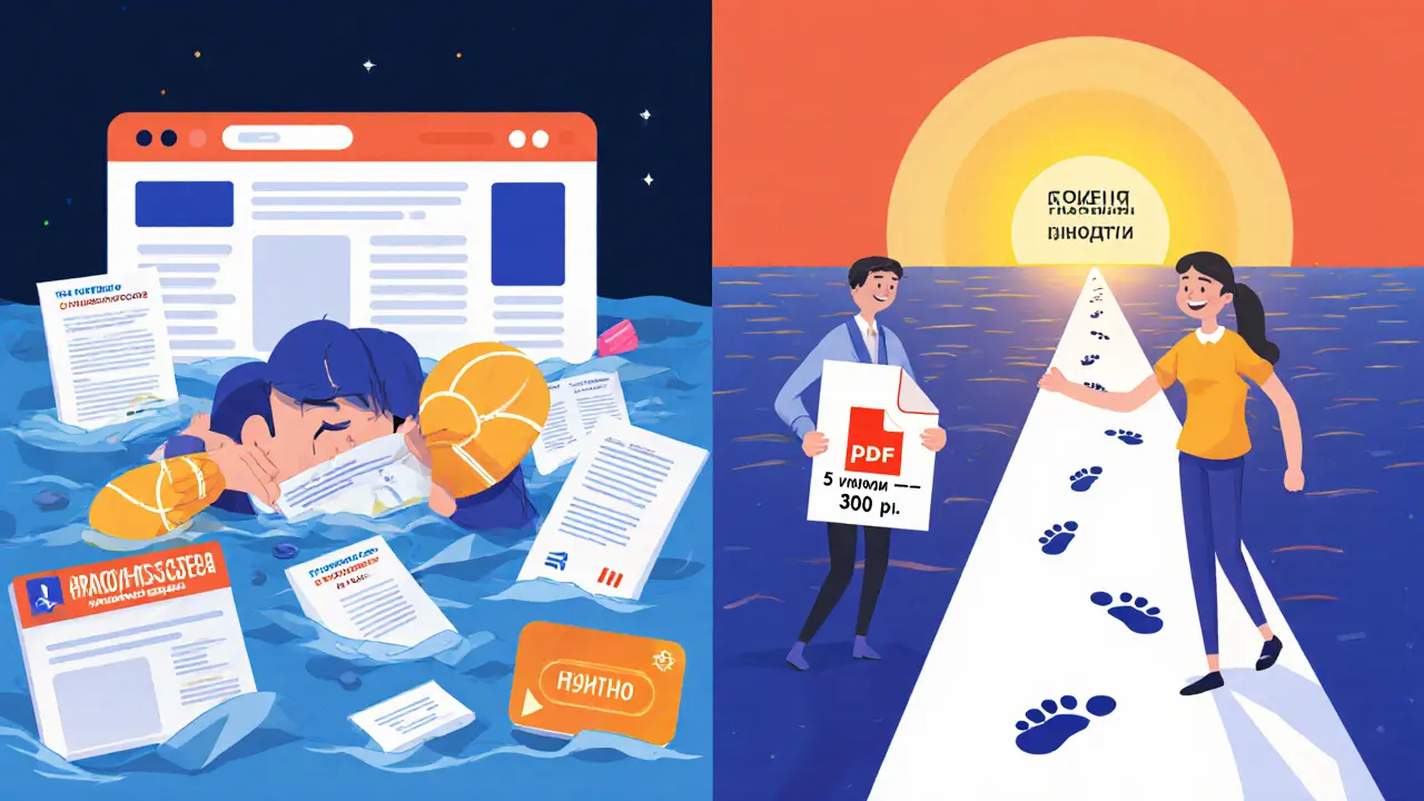 Левая сторона — перегрузка идеальным продуктом, правая — простой чек-лист и кнопка &#039;Купить&#039;.