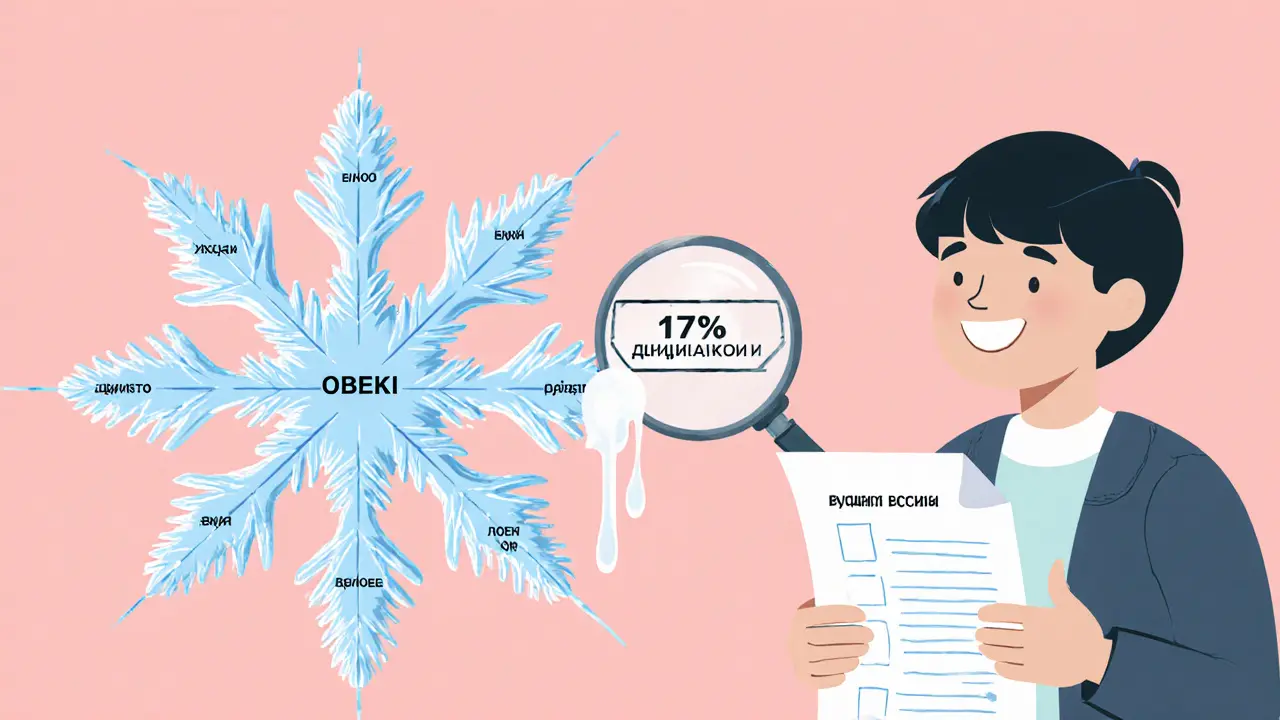 Снежинковая схема с иерархией учителей и отделов, дубликаты данных тают под увеличительным стеклом.