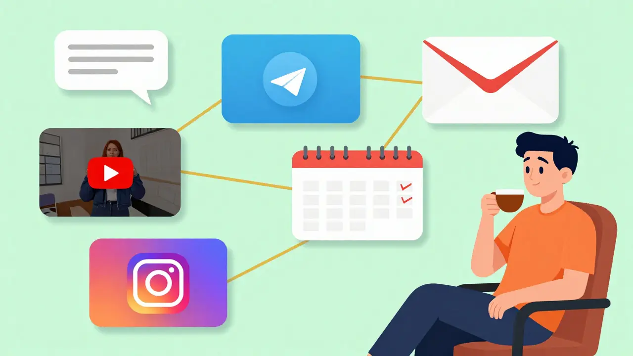 Один видео-разбор превращается в пять форматов контента — без стресса.