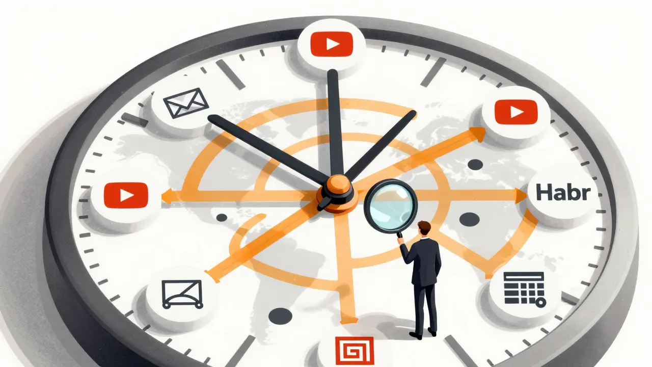 Сломанные каналы маркетинга в виде часов, где часть связей отсутствует, а клиент теряется в данных.