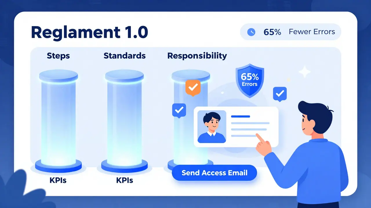 Цифровой регламент с четырьмя ключевыми элементами помогает автоматизировать рутину.