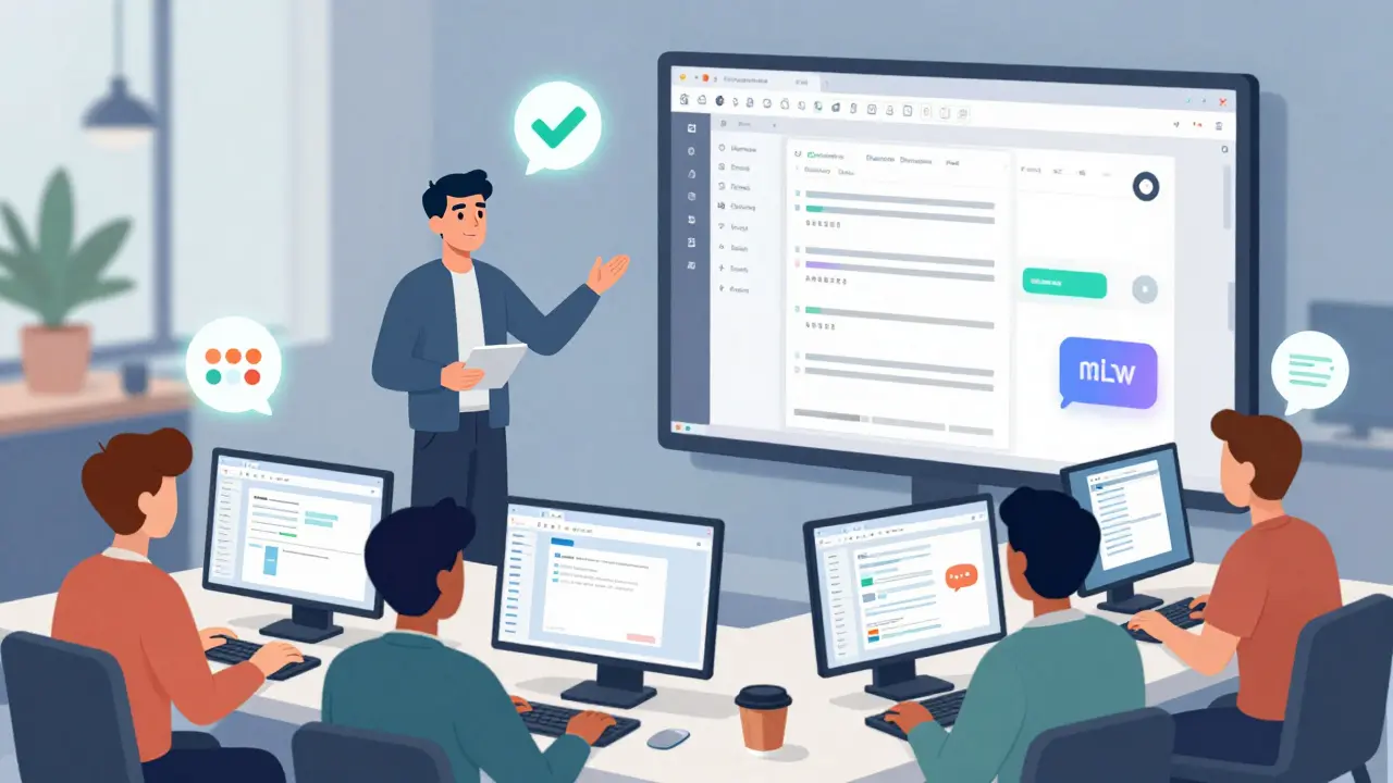 Участники онлайн-воркшопа одновременно добавляют идеи на цифровую доску в разных окнах.