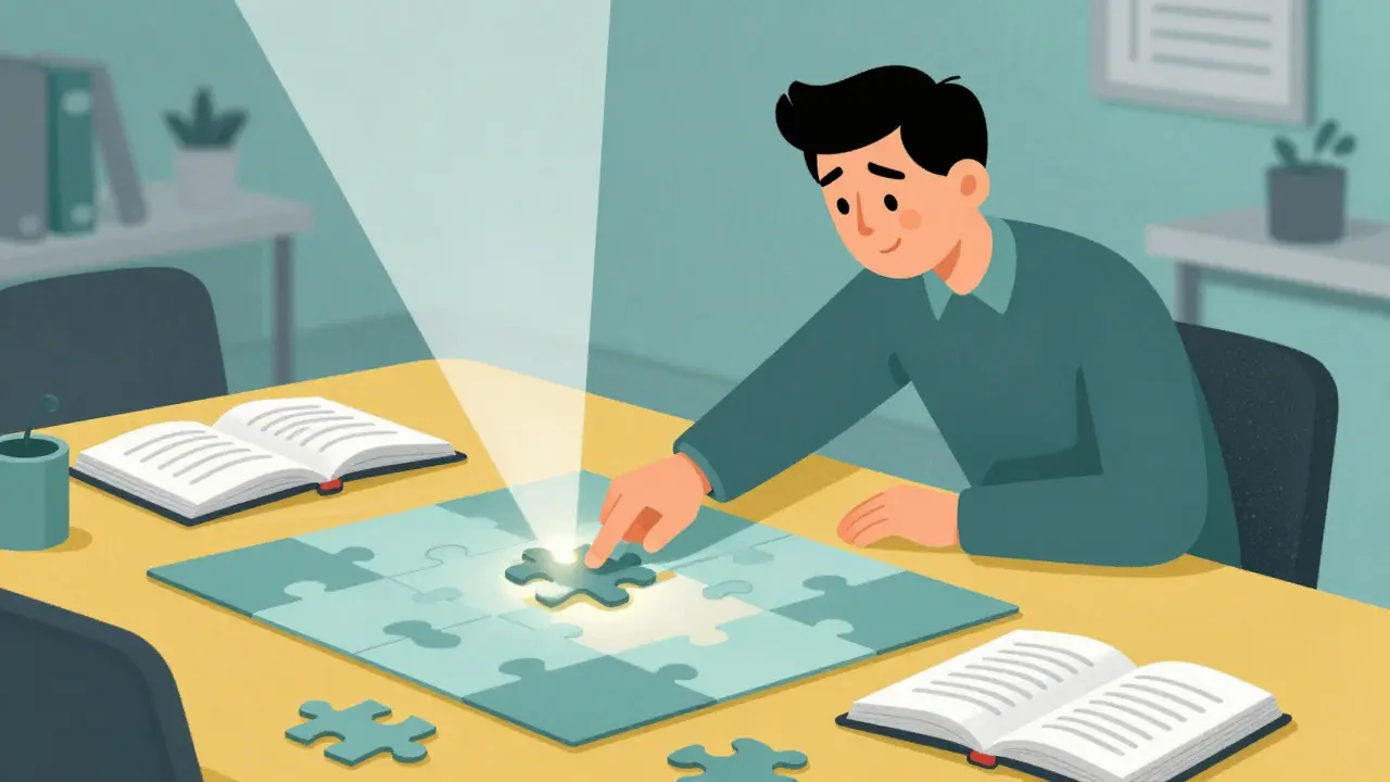 Аналитик ищет пробелы на рынке через пазл данных