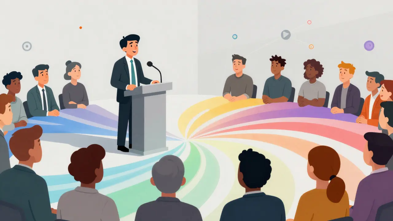 Лидер мнений транслирует влияние на аудиторию волнами