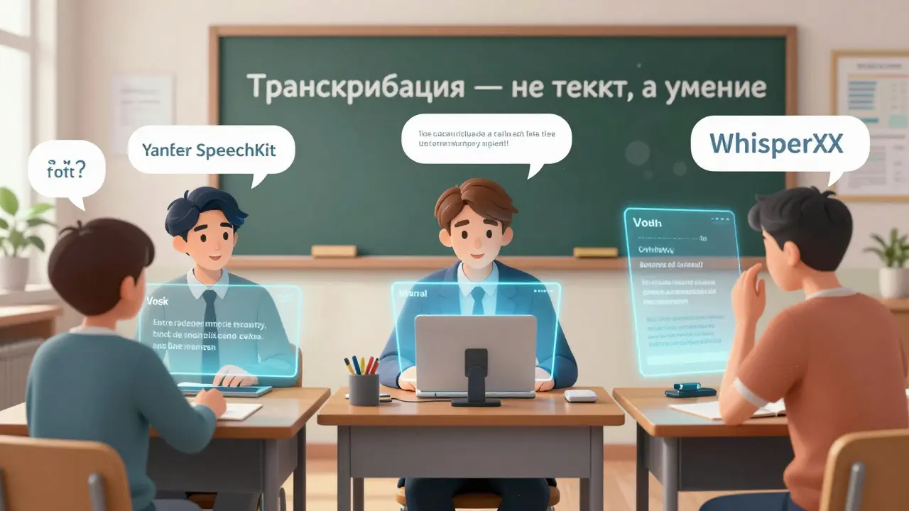 В будущем классе три ИИ-ассистента помогают студентам с транскрипцией, субтитрами и анализом речи.