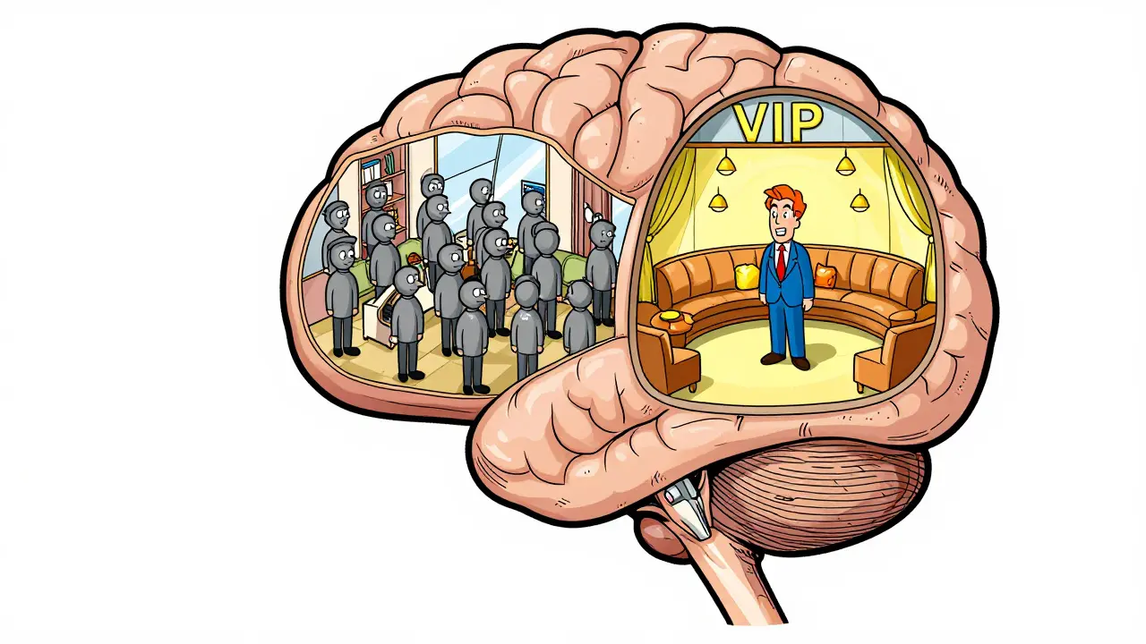 Иллюстрация уникального места эксперта в сознании клиента