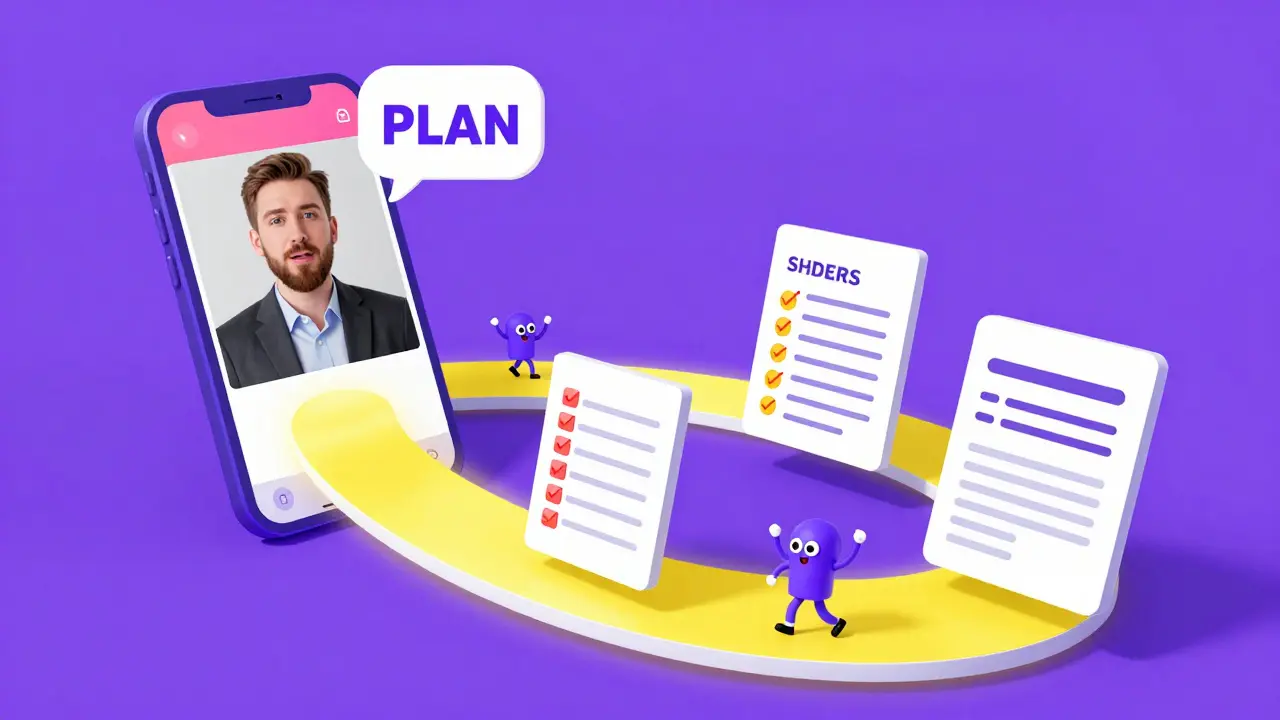 Схематичное изображение воронки продаж от короткого видео к инфопродуктам