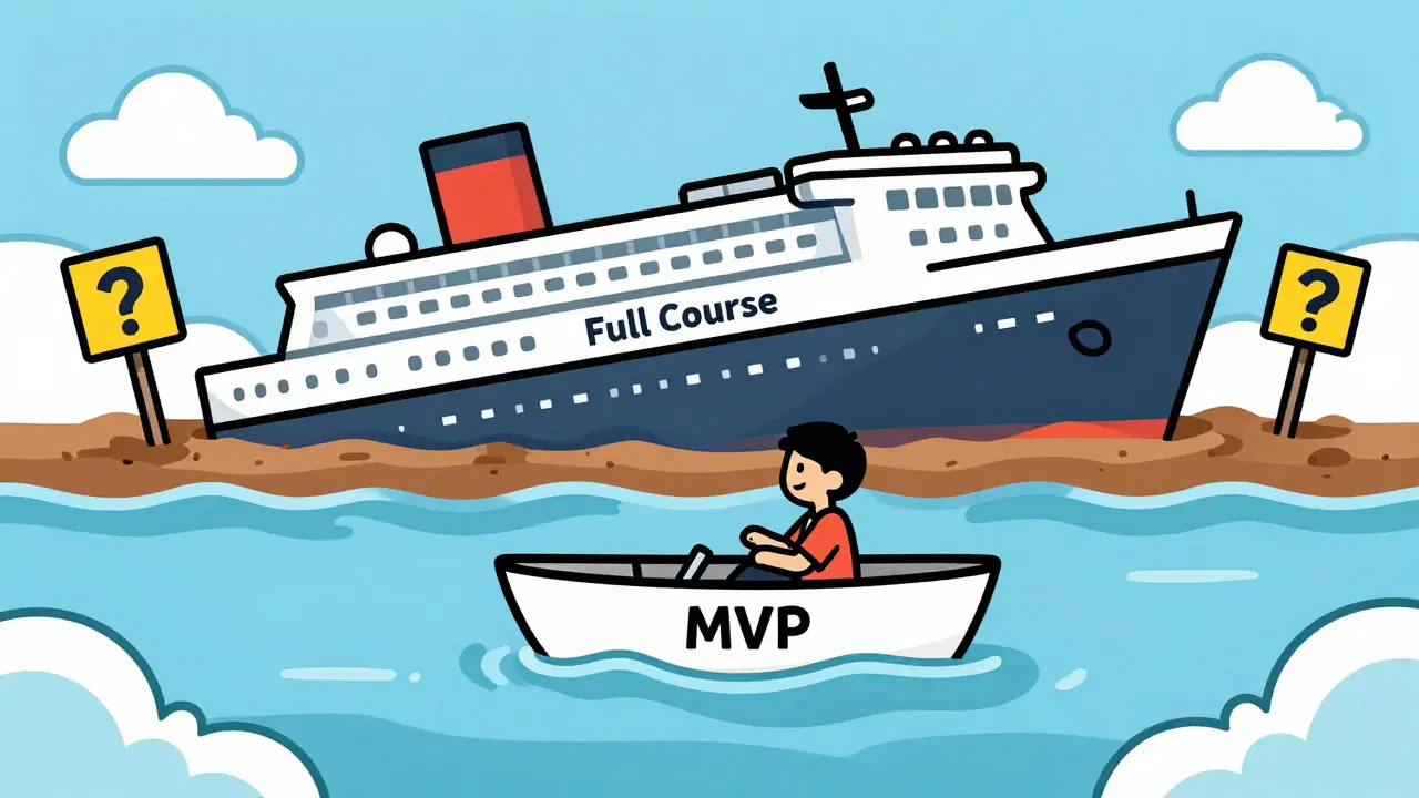 Маленькая лодка MVP плывет спокойно, пока большой корабль тонет