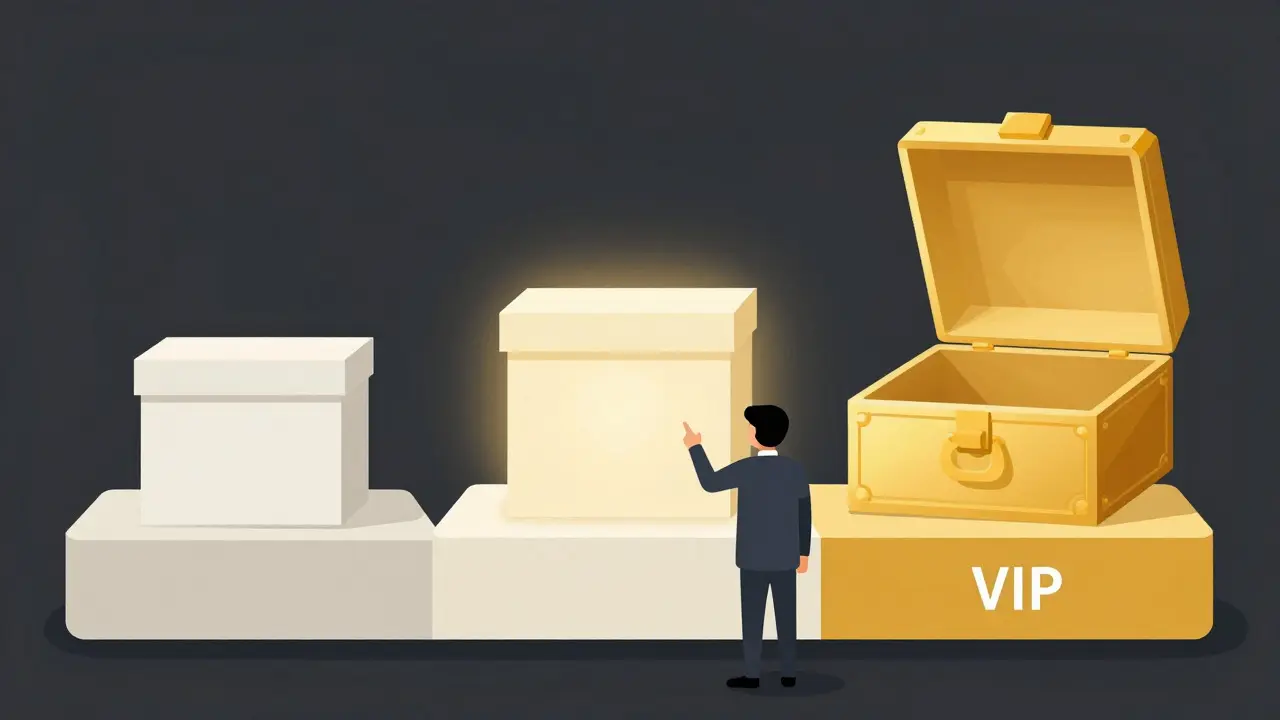 Иллюстрация стратегии тарифных планов с акцентом на средний